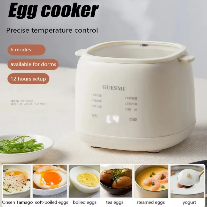 Household Multifunctional Breakfast Machine 6 Modes Automatic Power-off Egg Boiler Egg Steamer