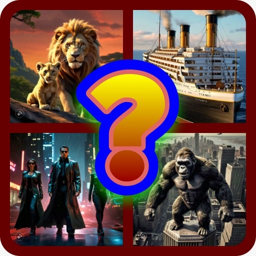 Movies Puzzle Game, game, movie quiz game,