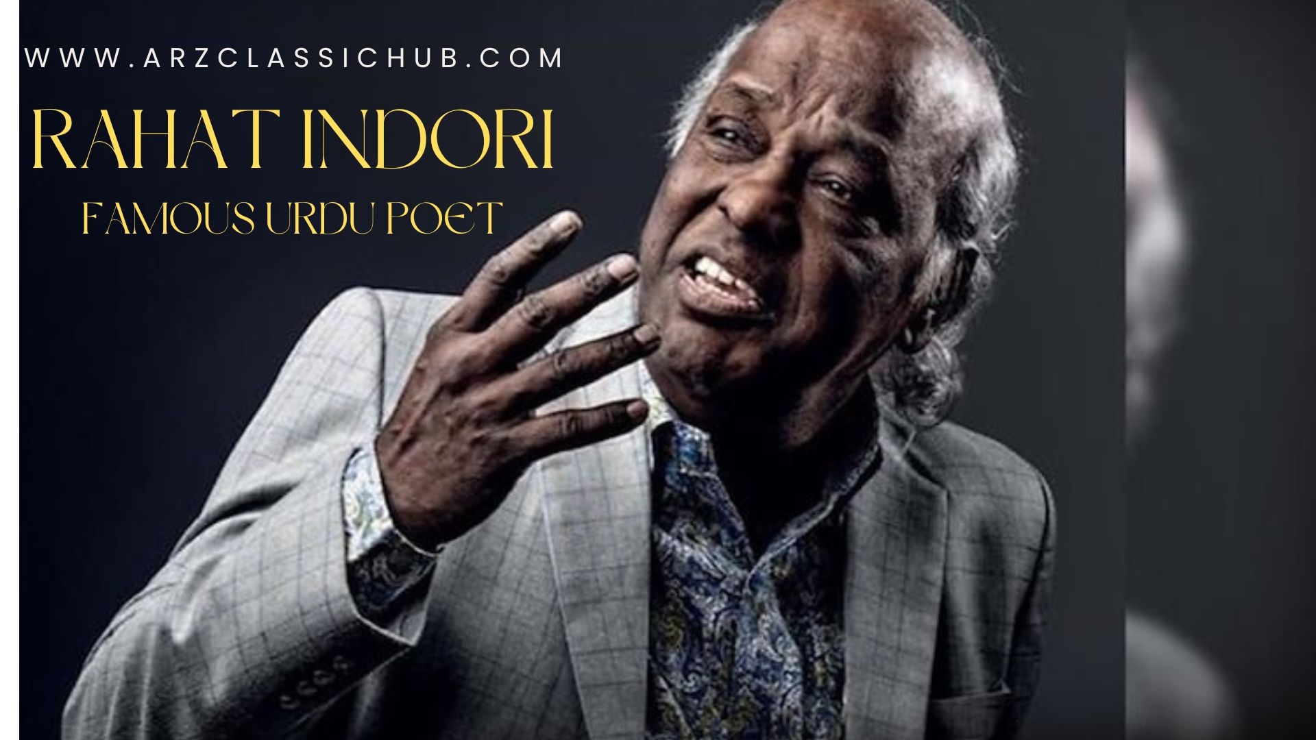 FAMOUS URDU POET RAHAT INDORI