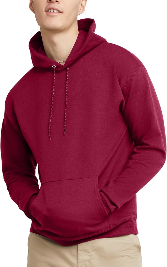 Hanes Men’s Hoodie, EcoSmart Fleece Hoodie, Hooded Sweatshirt for Men